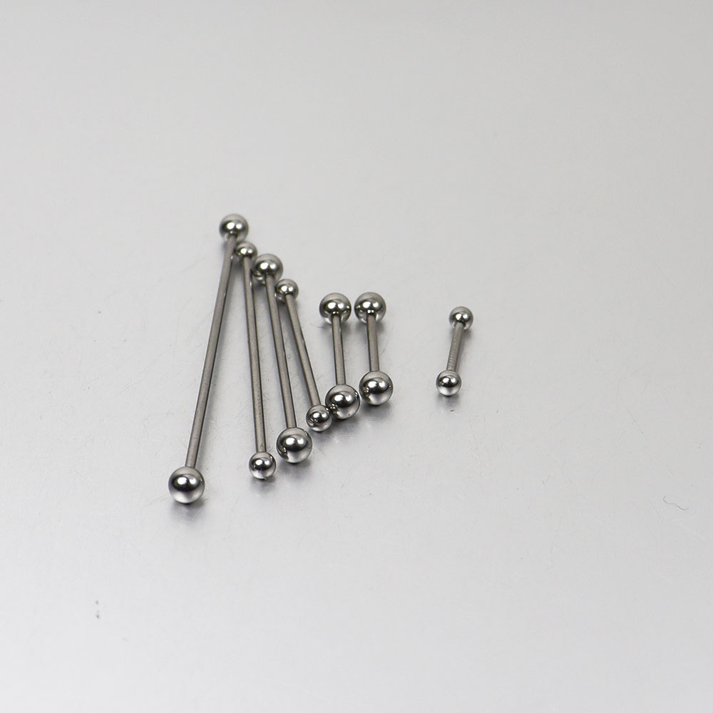 2 Pieces 0.8mm Stainless Steel - Tongue Barbell Straight avis et prix