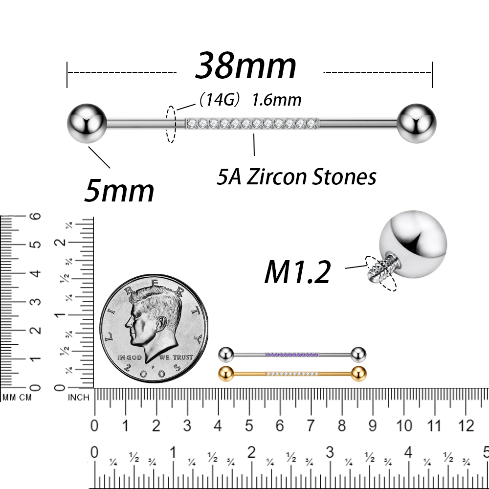 G23 Titanium Body Piercing Jew - Body Jewelry Industrial avis et prix