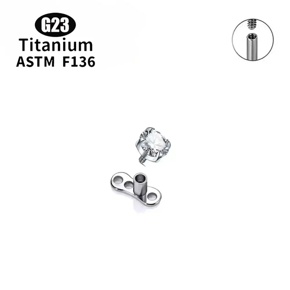 G23 titanium alloy skin implan - Body Jewelry Implants avis et prix