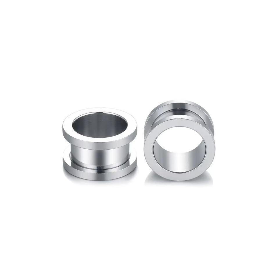 1Pair Stainless Steel Ear Plug - Body Jewelry Ear Plugs avis et prix