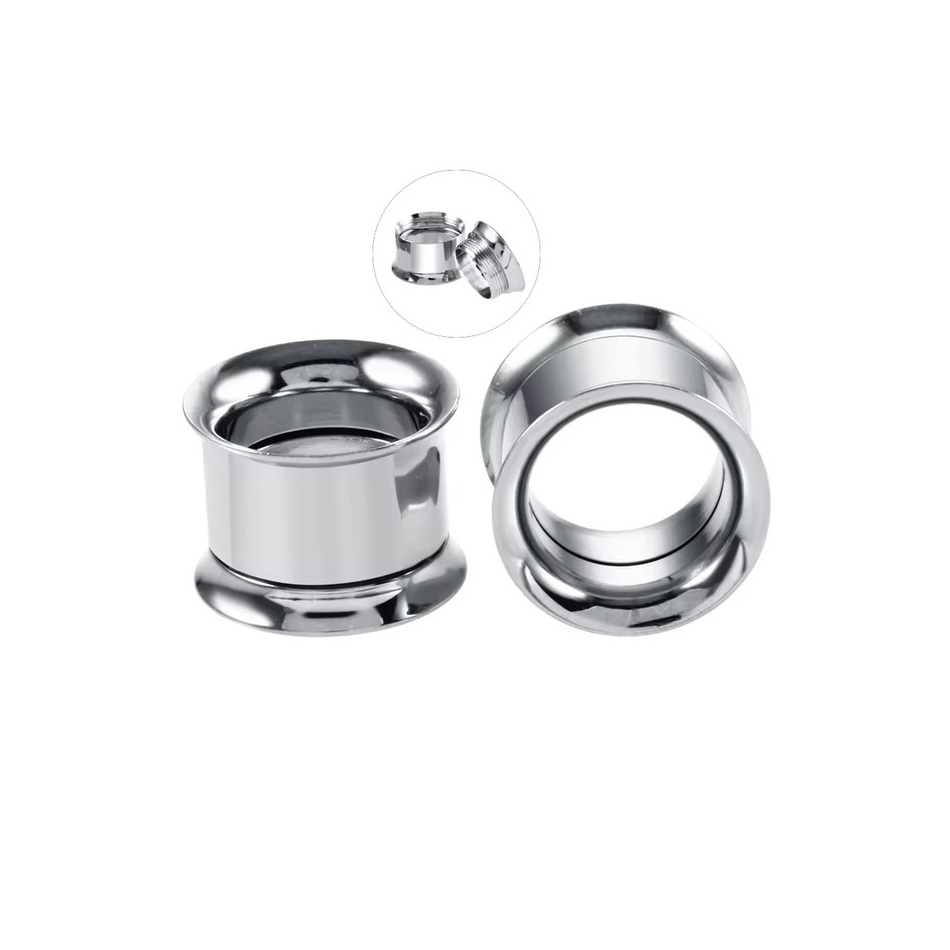 1Pair Stainless Steel Ear Plug - Body Jewelry Ear Plugs avis et prix