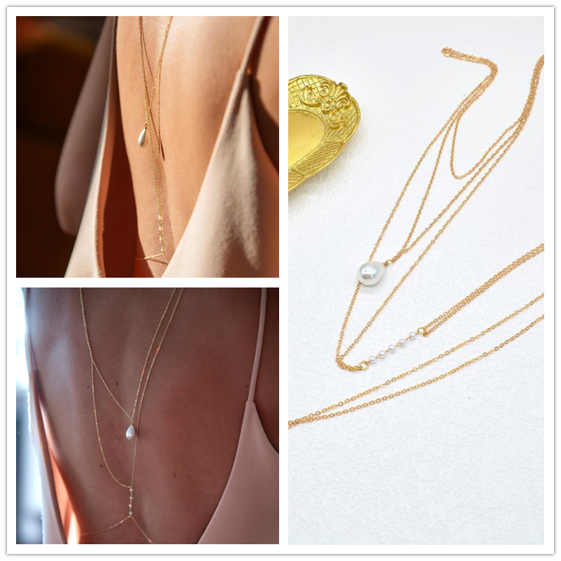 【DJyoe】Simple Multilayer Pearl - Body Jewelry Back avis et prix