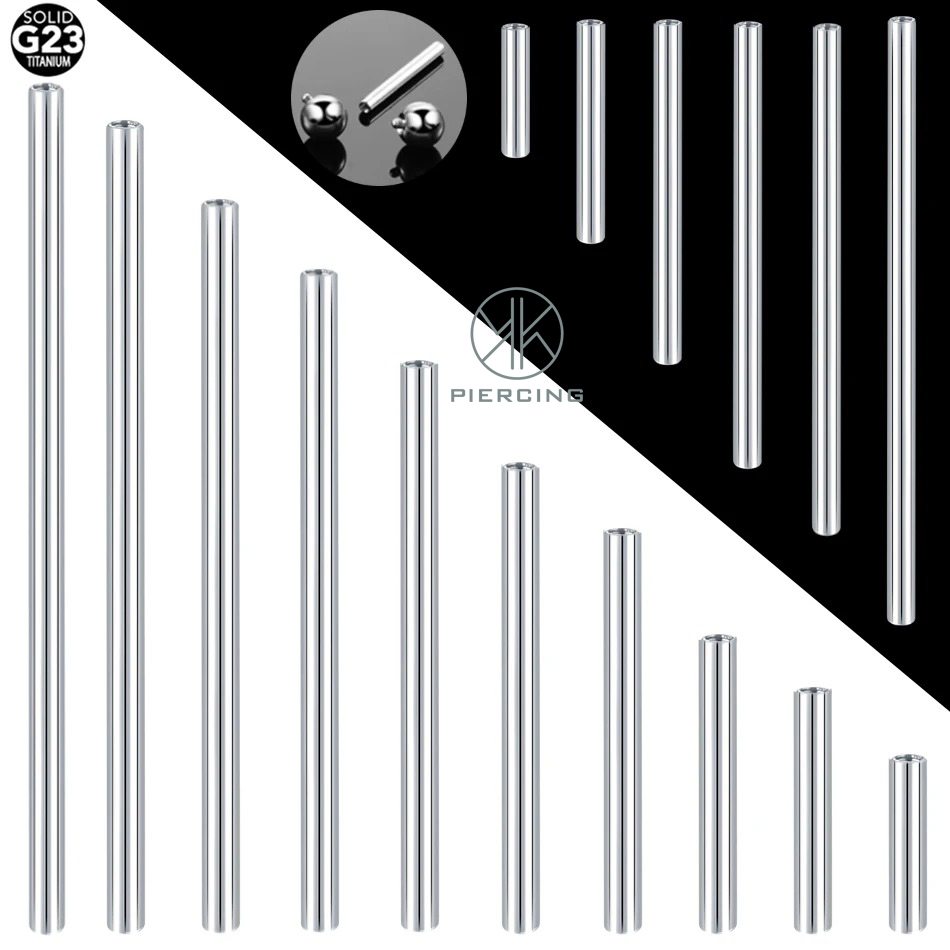 10pcs G23 Titanium Straight Ba - Tongue Barbell Straight avis et prix