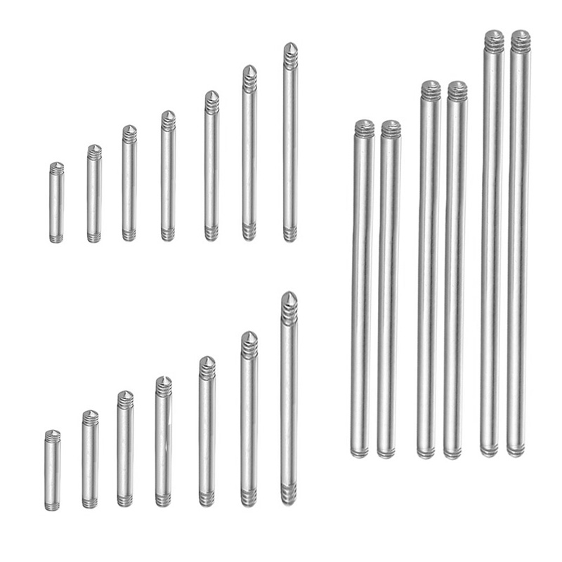 20pcs 14/16G Surgical Steel St - Tongue Barbell Straight avis et prix