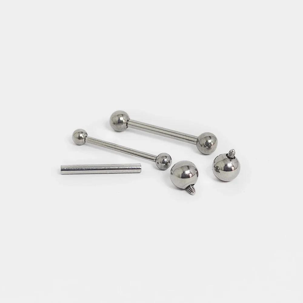 ASTM F136 Titanium Piercing Ba - Tongue Barbell Straight avis et prix
