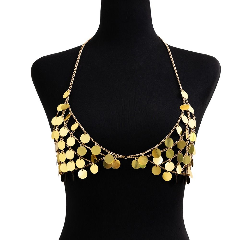 Simple Underwear Star Sequins  - Body Jewelry Vest avis et prix