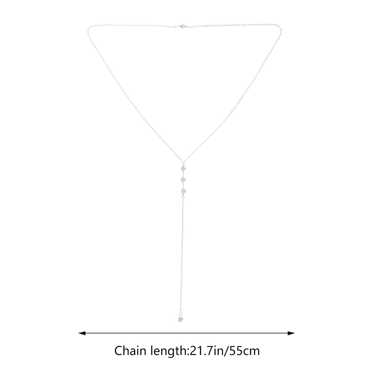 Crystal Necklace Holiday Silve - Body Jewelry Piercing avis et prix