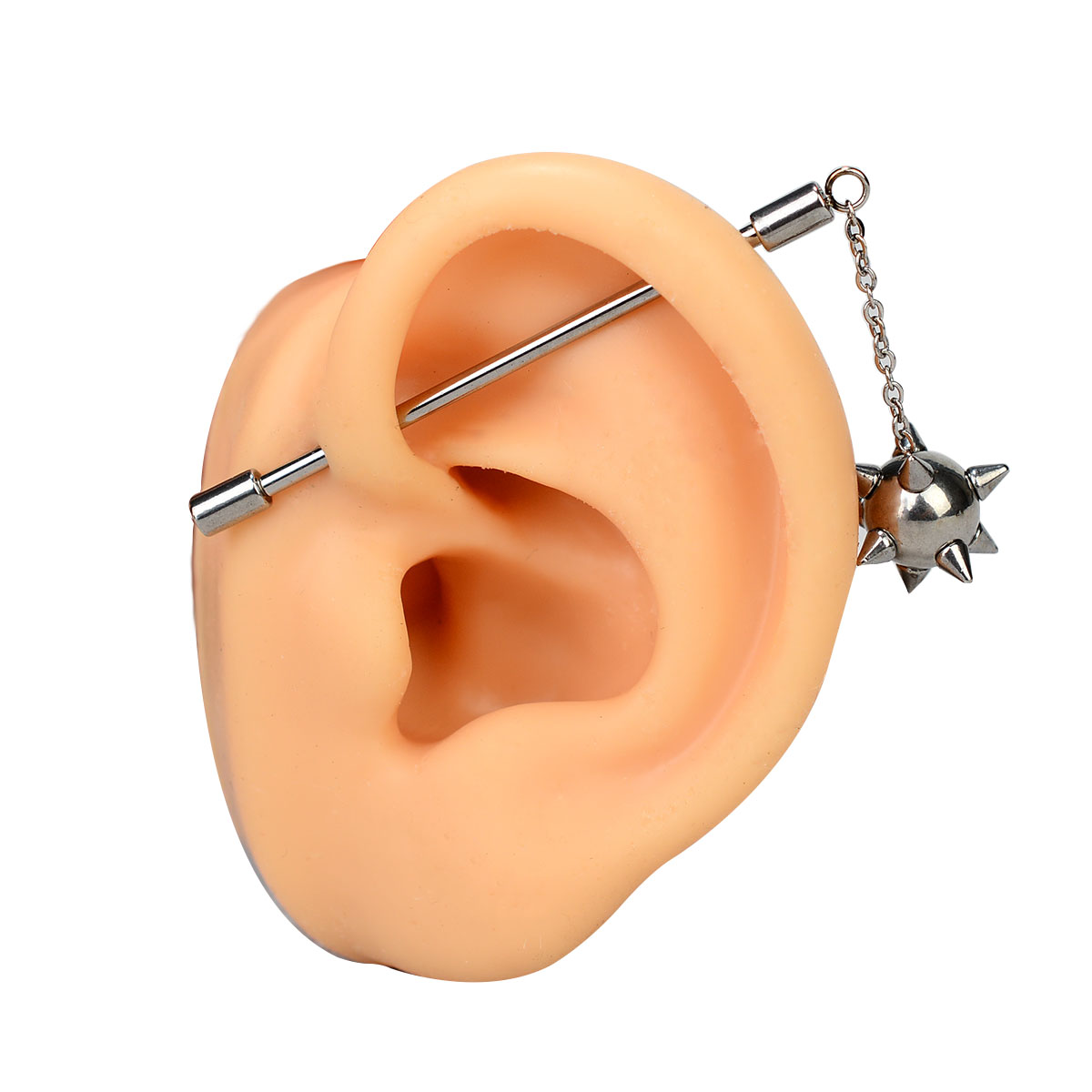 1PC Surgical Steel Sparkly Ind - Body Jewelry Industrial avis et prix