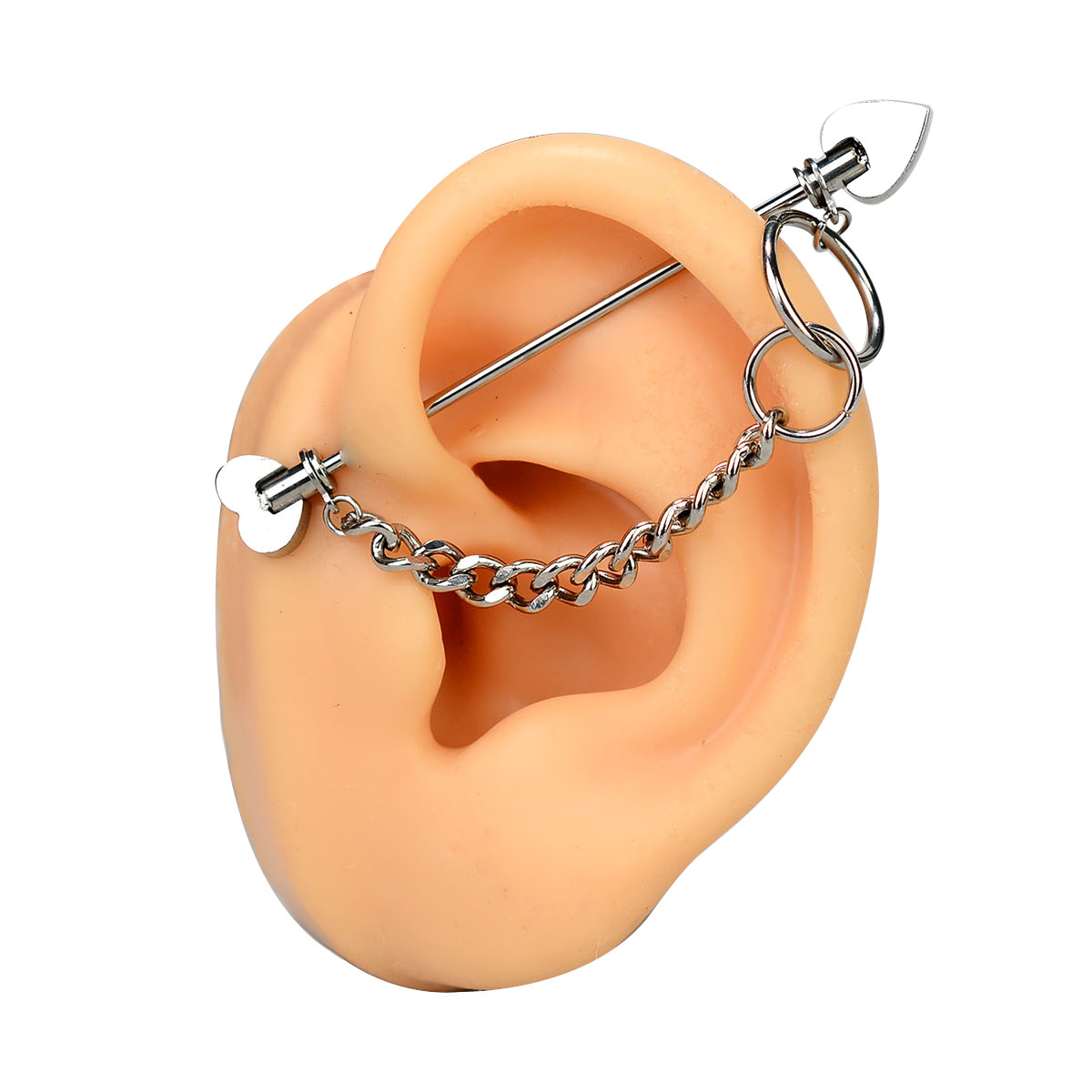1PC Surgical Steel Sparkly Ind - Body Jewelry Industrial avis et prix