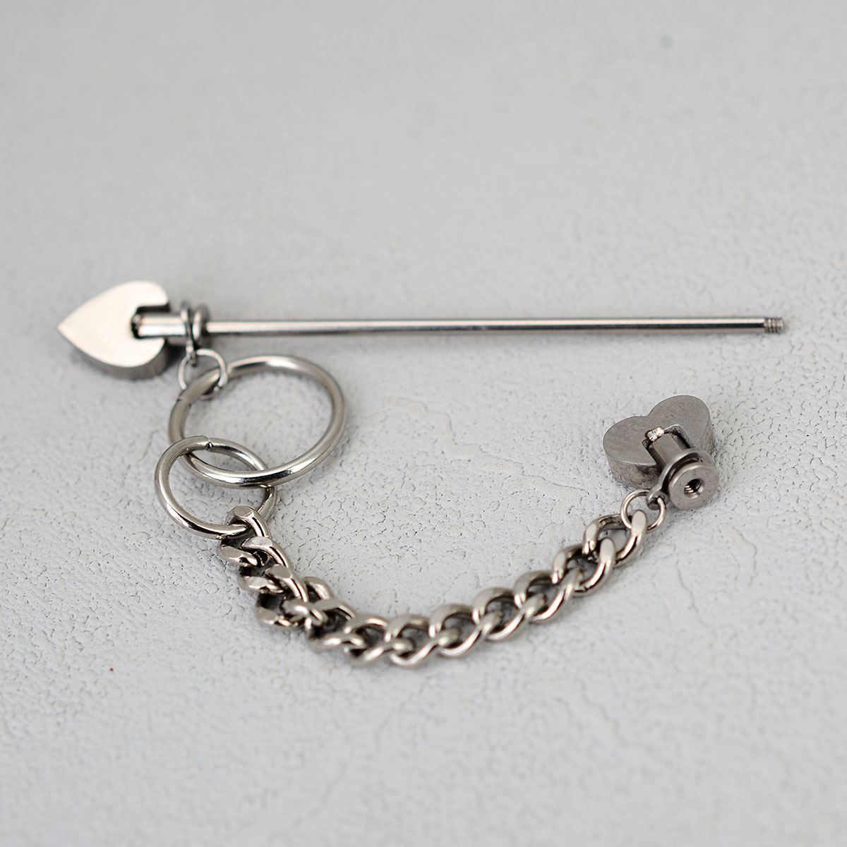 1PC Surgical Steel Sparkly Ind - Body Jewelry Industrial avis et prix