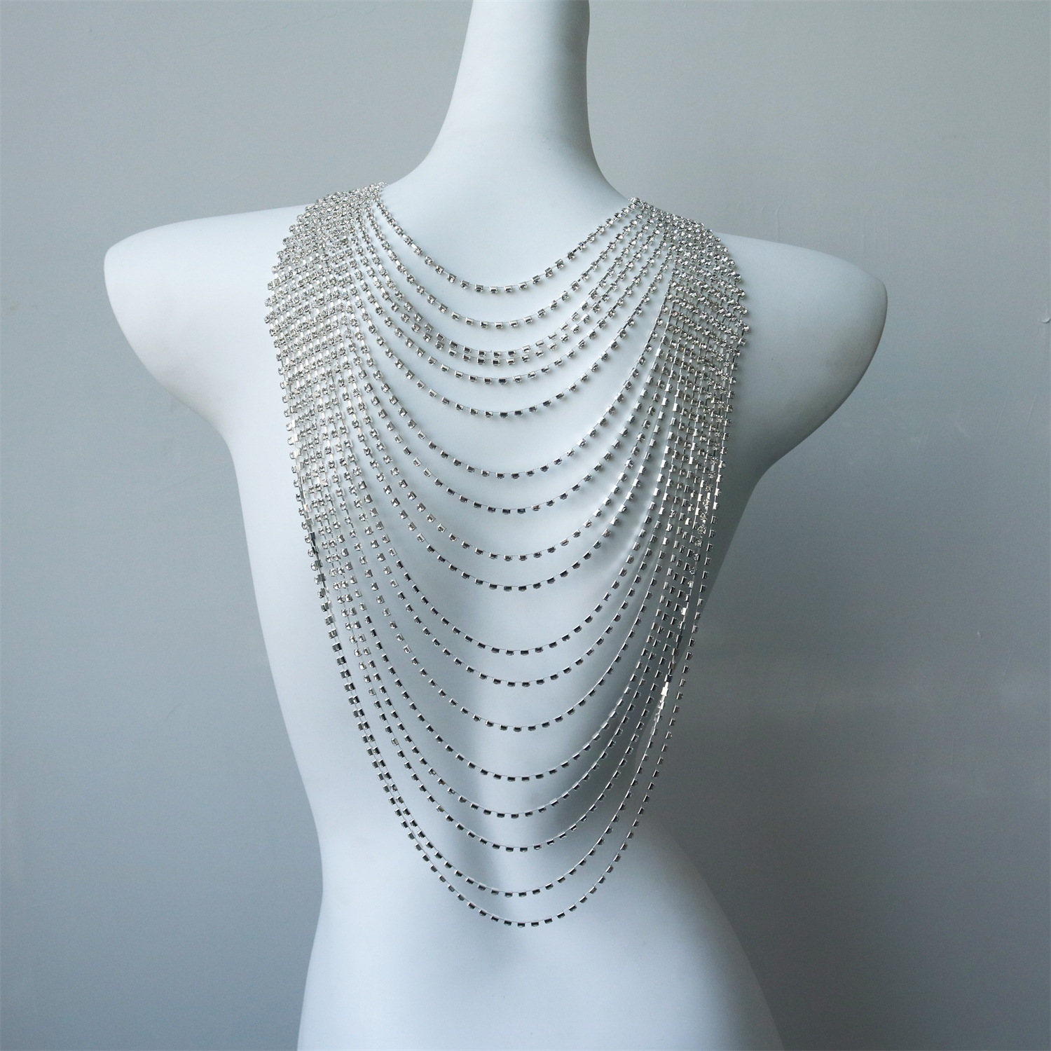 Stylish Multi-Layer Body Chain - Body Jewelry Back avis et prix