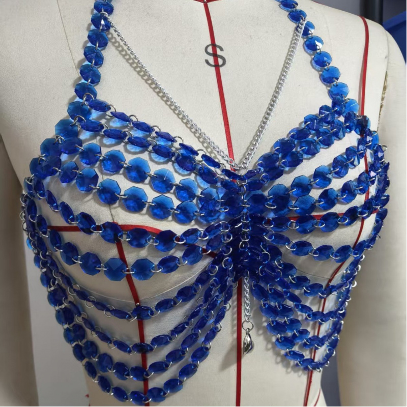 Women Body Chest Chain Fashion - Body Jewelry Vest avis et prix
