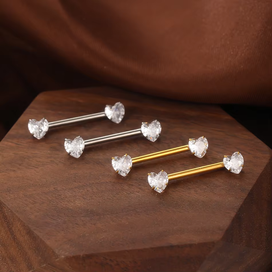 1Pc G23 Titanium Nipple Ring S - Body Jewelry Nipple Rings avis et prix