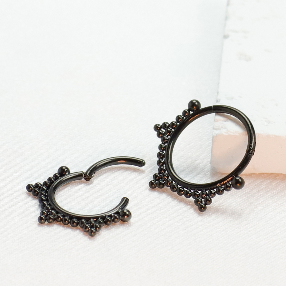 F136 Titanium Piercing Black N - Body Jewelry Implants avis et prix