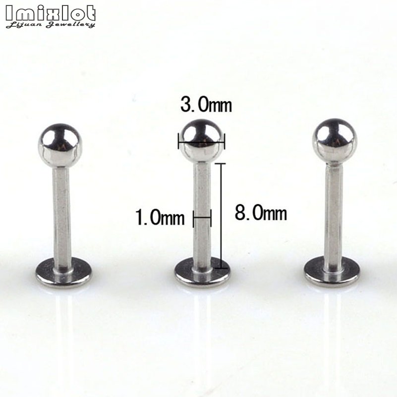 20Pcs/Lot Stainless Steel Tong - Tongue Barbell Straight avis et prix