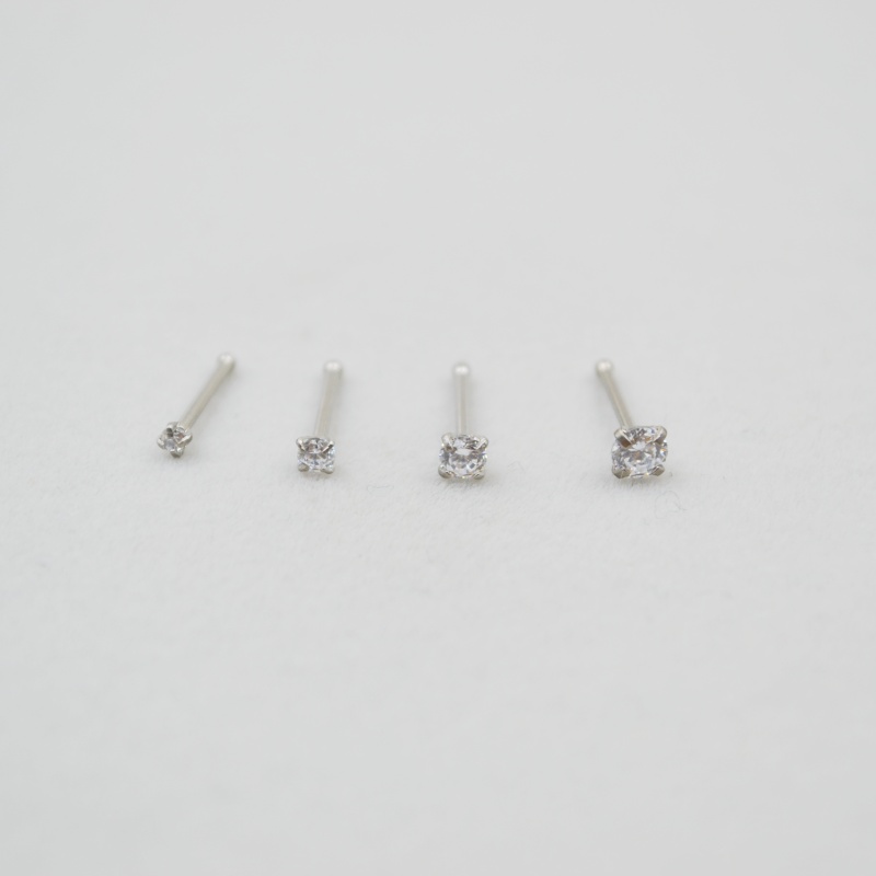 Wholesale 50pcs/Lot 20G Sliver - Nostril Screw Pin avis et prix