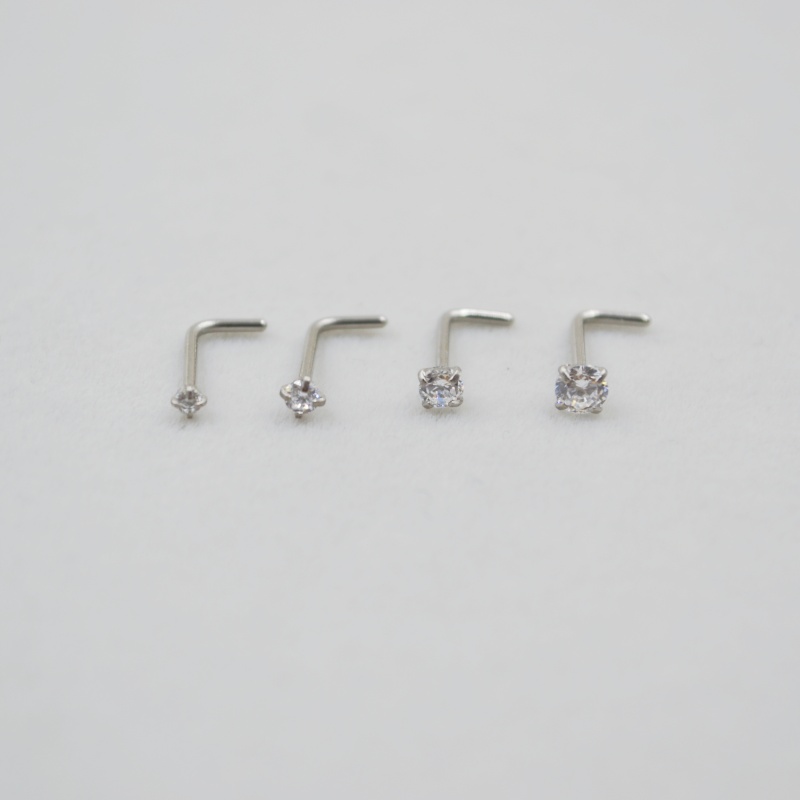 Wholesale 50pcs/Lot 20G Sliver - Nostril Screw Pin avis et prix