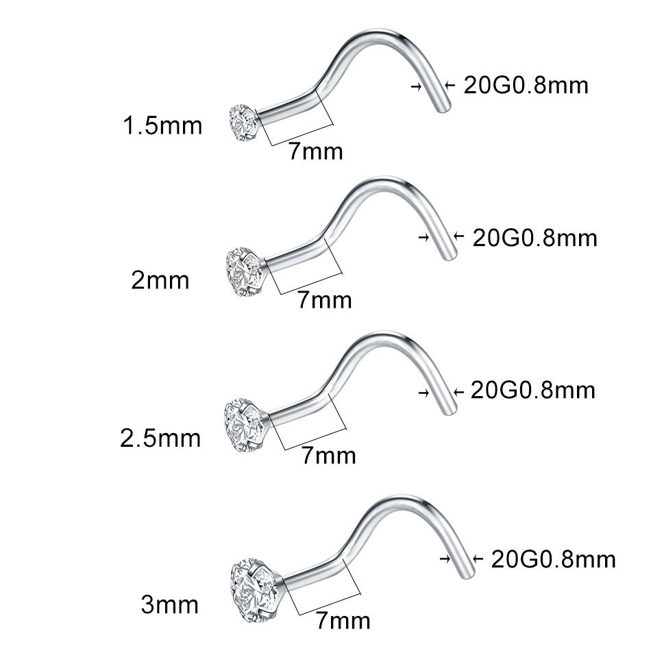 1/5pcs Implant Grade Titanium  - Body Jewelry Implants avis et prix