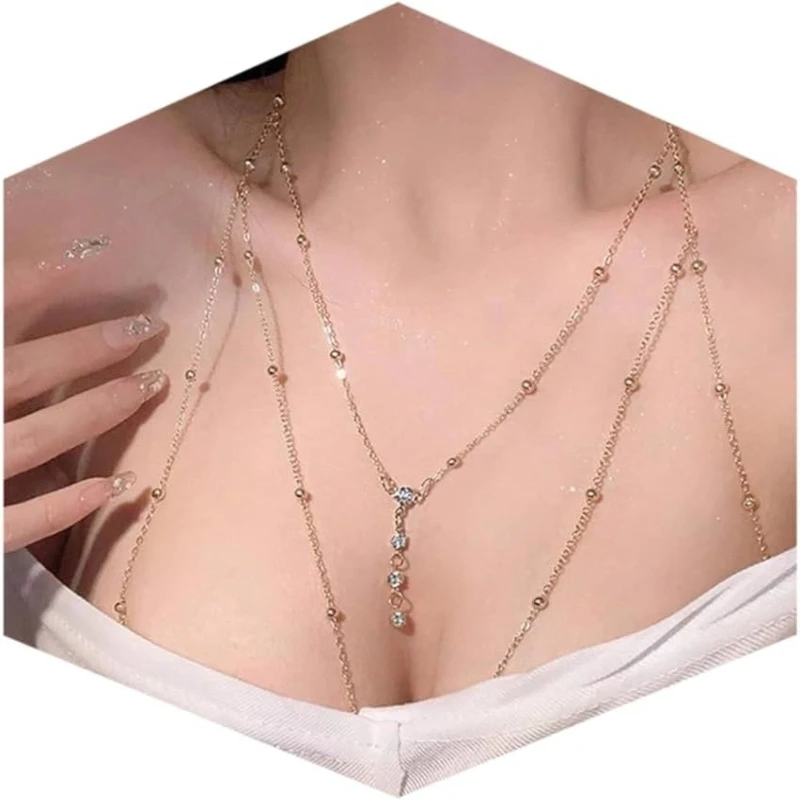 Women's sexy multi-layer neckl - Body Jewelry Vest avis et prix