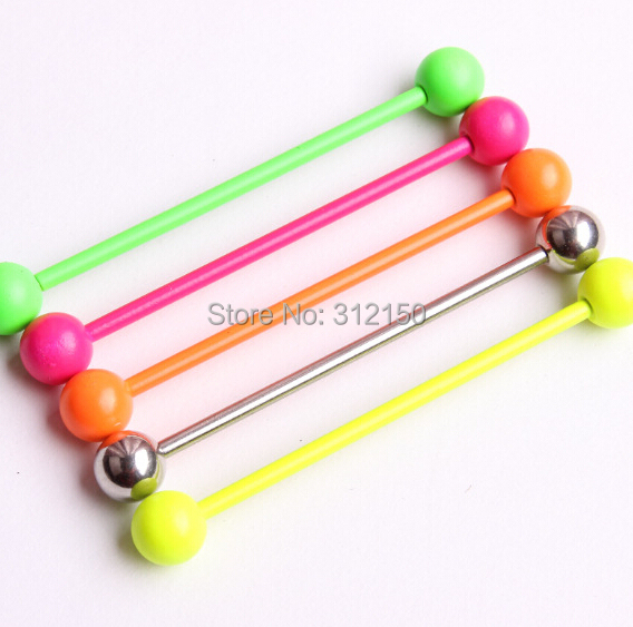 2 Pieces 14G 1.6mm Tongue Ring - Body Jewelry Industrial avis et prix