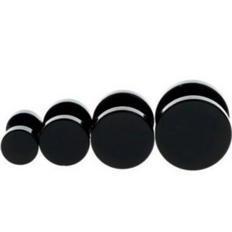 2 Pcs/1 SetBlack Stainless Ste - Body Jewelry Ear Plugs avis et prix