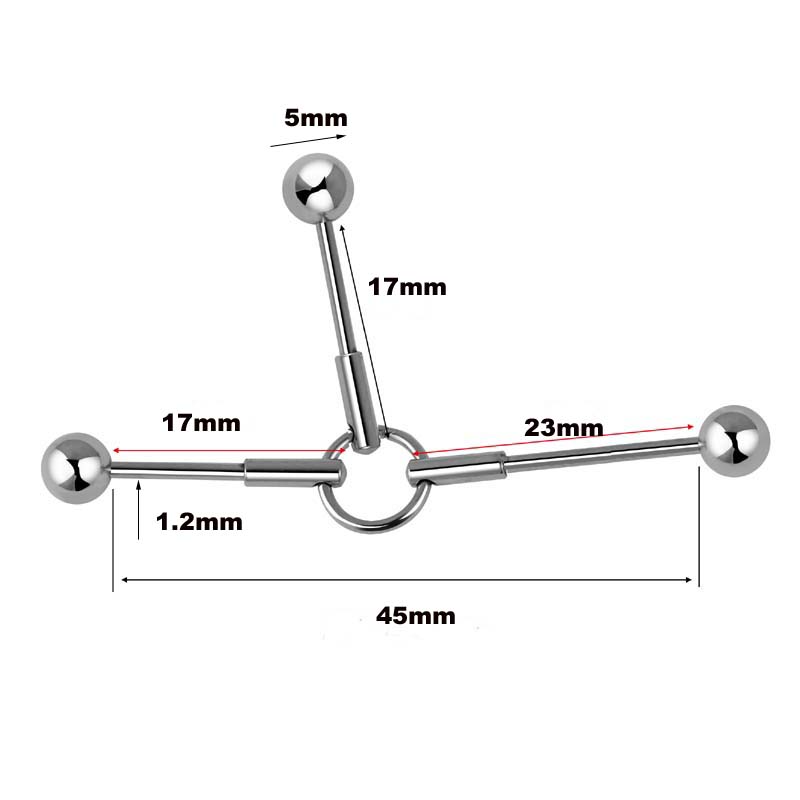 1PC New Movable Stainless Stee - Body Jewelry Industrial avis et prix