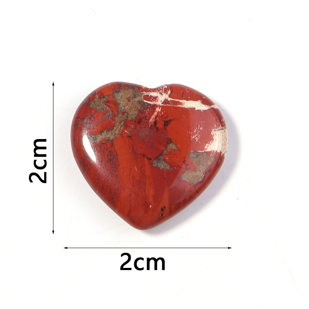 5pcs No Hole Heart Natural Sto - Body Jewelry Piercing avis et prix