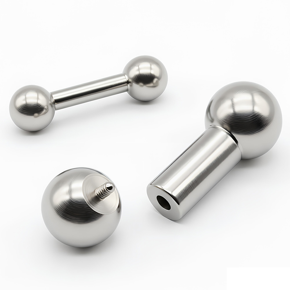 1Pc 12G-00G Stainless Steel St - Tongue Barbell Straight avis et prix