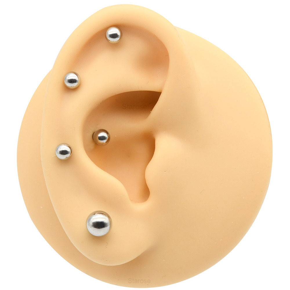 1Pc 12G-00G Stainless Steel St - Tongue Barbell Straight avis et prix