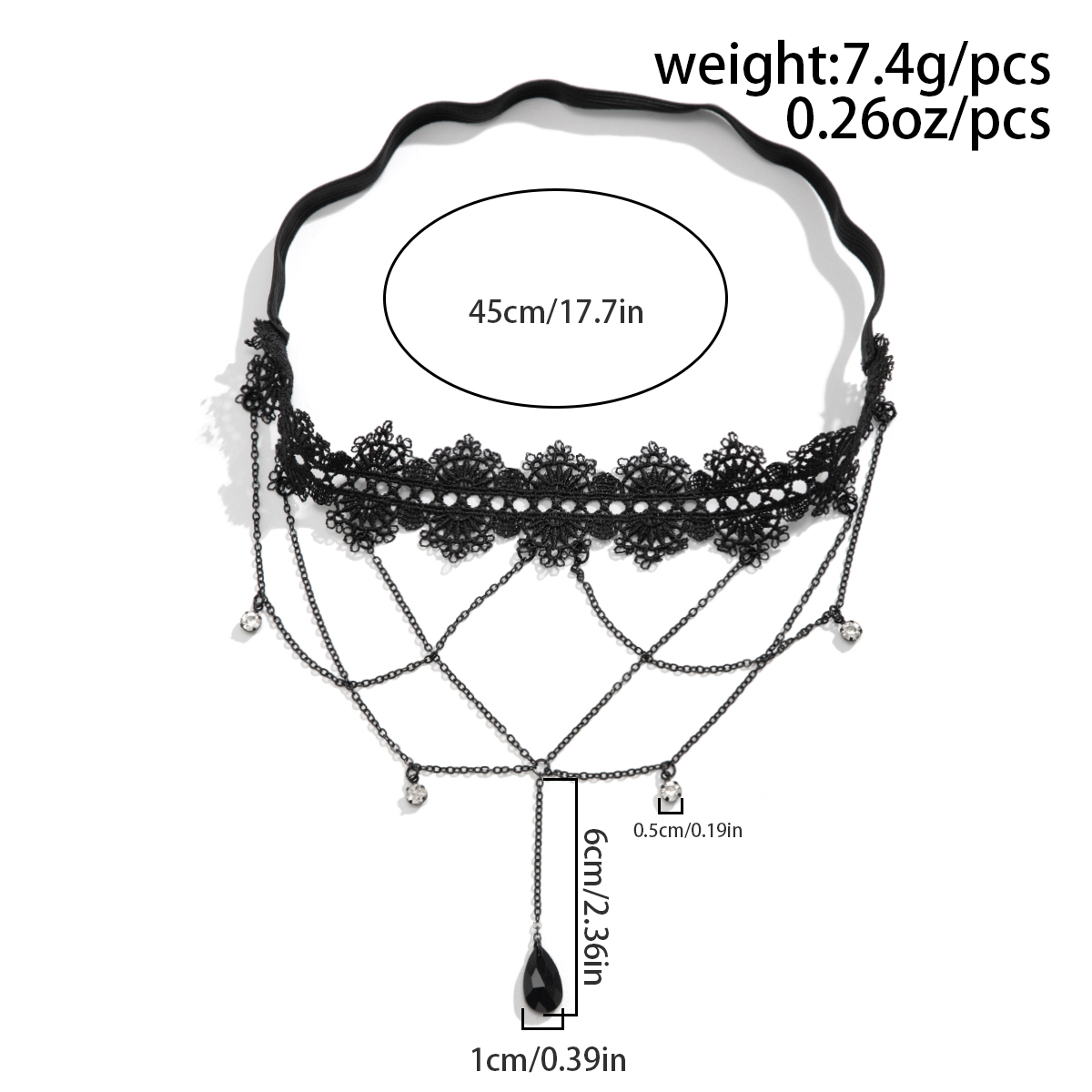 Ingemark Boho Elastic Band Bla - Body Jewelry Thigh Chain avis et prix