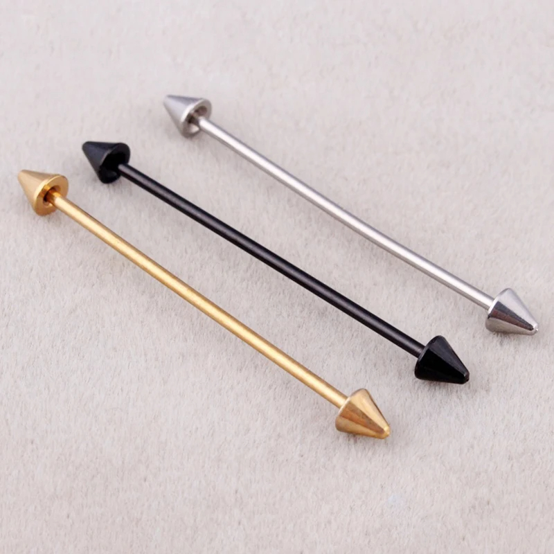 1Pcs Stainless Steel Straight  - Tongue Barbell Straight avis et prix
