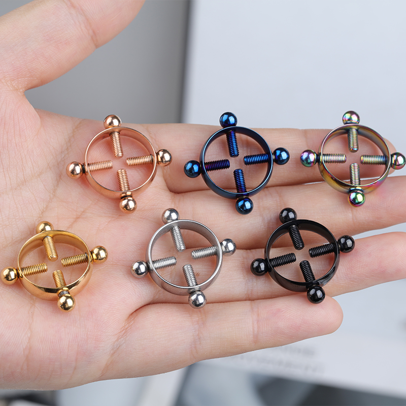 1pair Stainless Steel Cross Ni - Body Jewelry Nipple Rings avis et prix