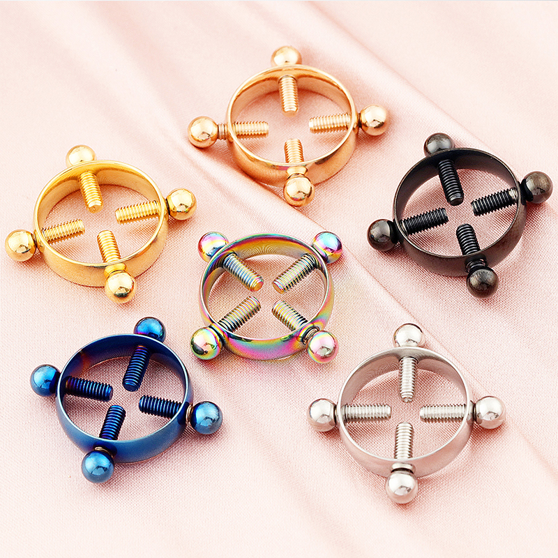 1pair Stainless Steel Cross Ni - Body Jewelry Nipple Rings avis et prix