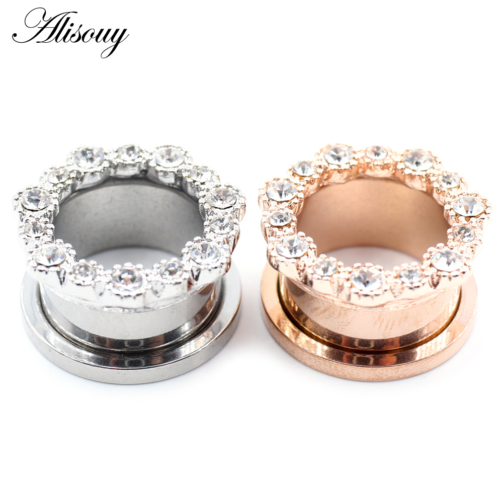 Alisouy 2pcs Stainless Steel F - Body Jewelry Ear Plugs avis et prix