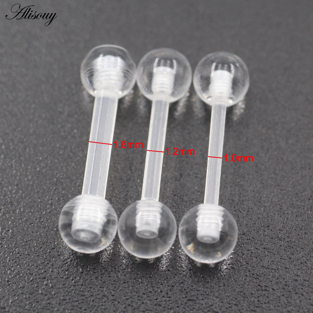 2PCS Transparent Acrylic UV Ba - Body Jewelry Industrial avis et prix