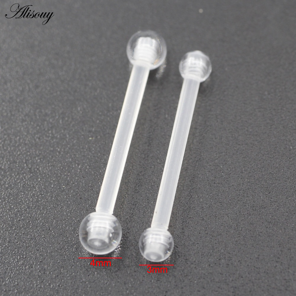 2PCS Transparent Acrylic UV Ba - Body Jewelry Industrial avis et prix