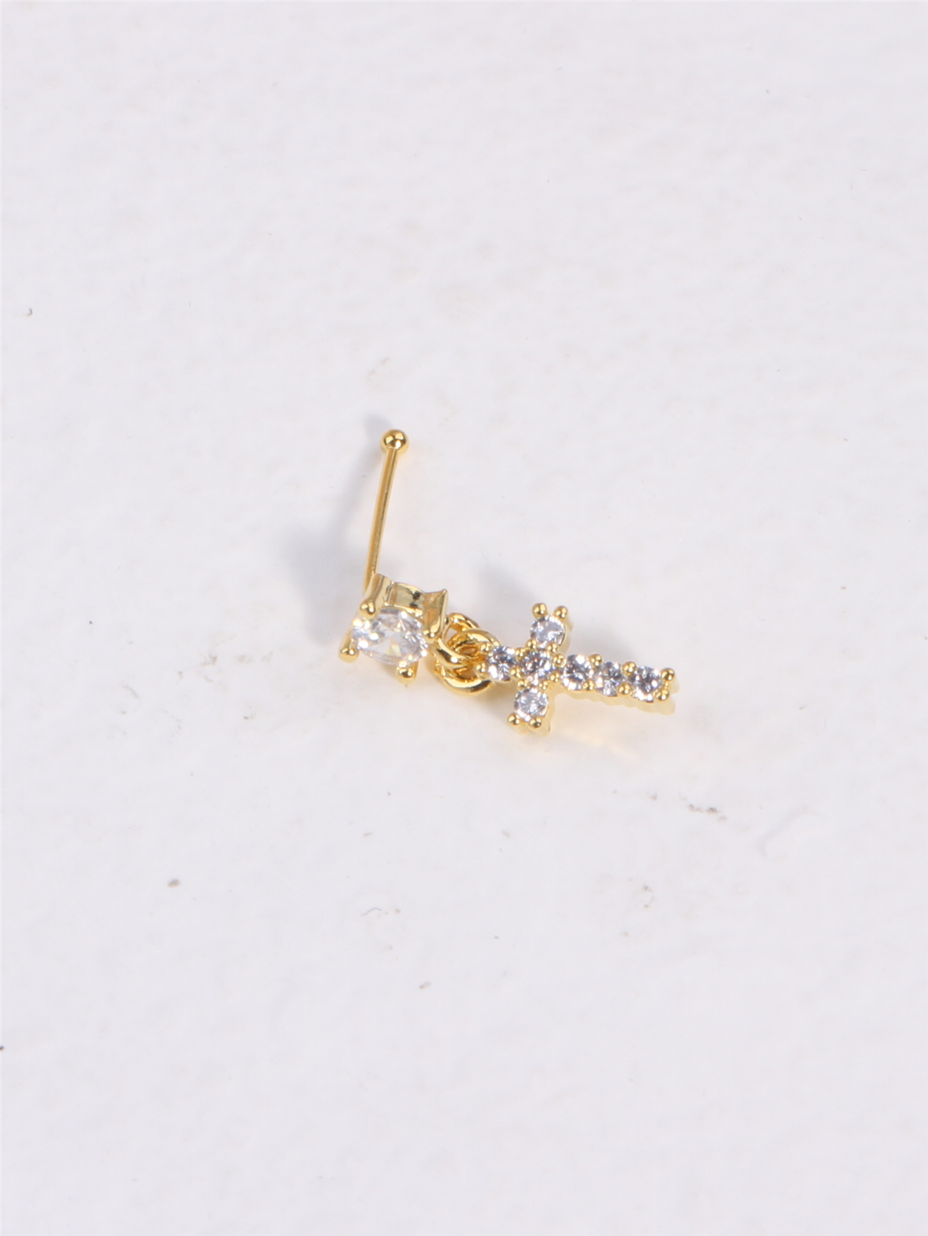 Dangle Nose Studs Rings Pierci - Nostril Screw Pin avis et prix
