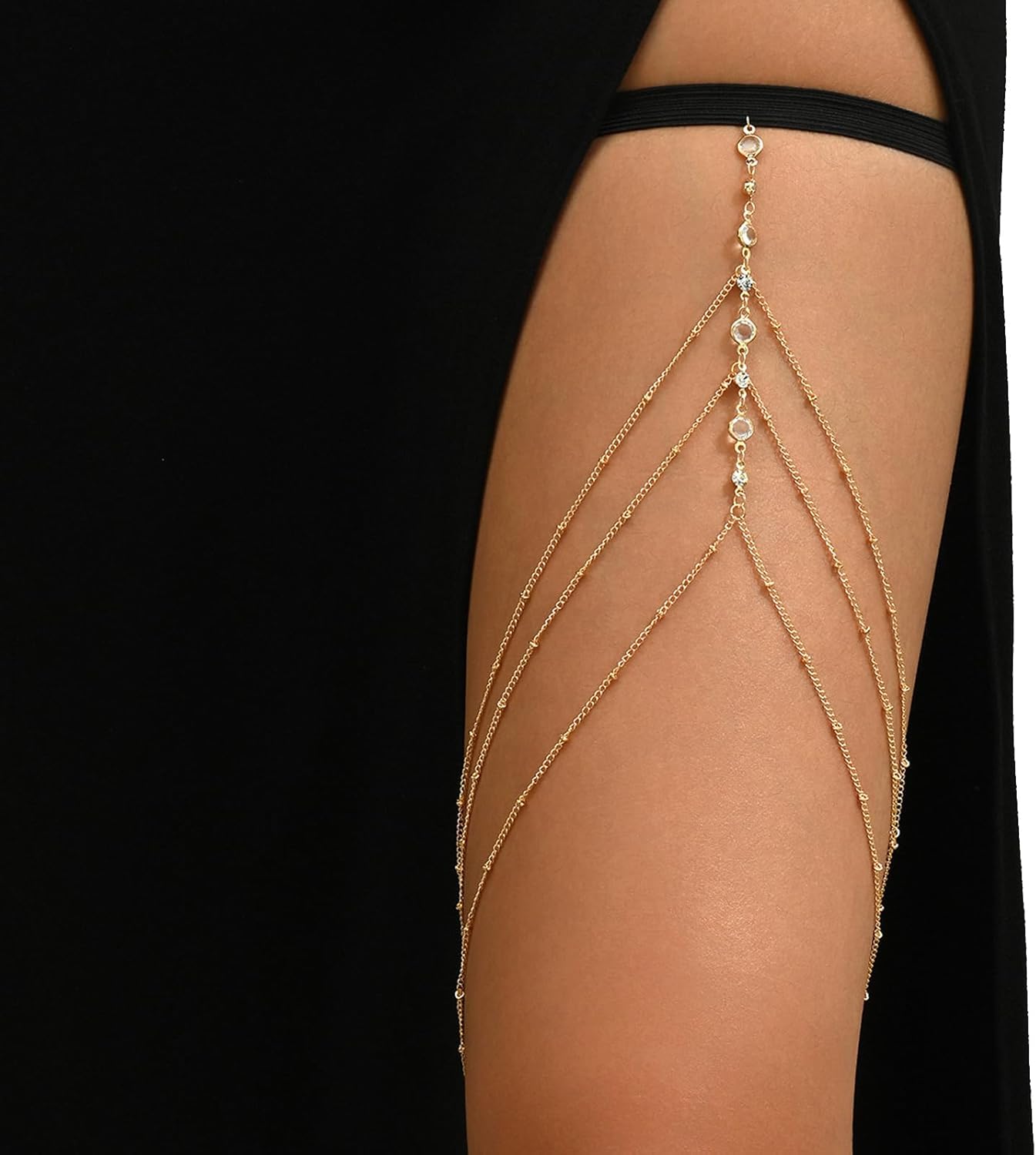 Sexy Crystal Bead Leg Body Acc - Body Jewelry Thigh Chain avis et prix