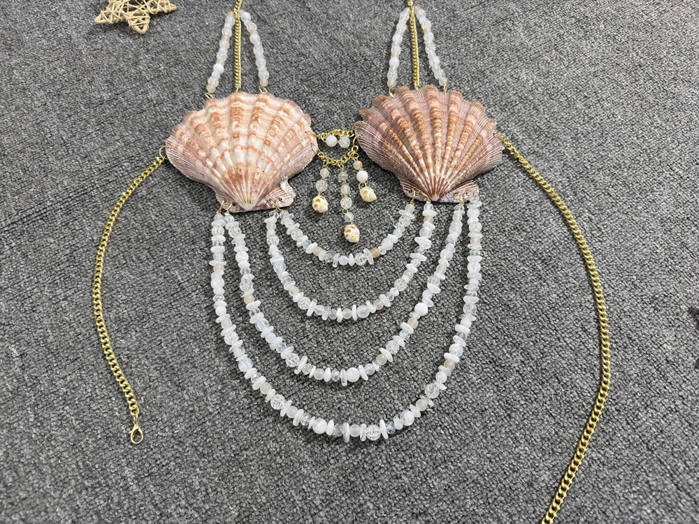 Y2K Harness Crop Top Backless  - Body Jewelry Vest avis et prix