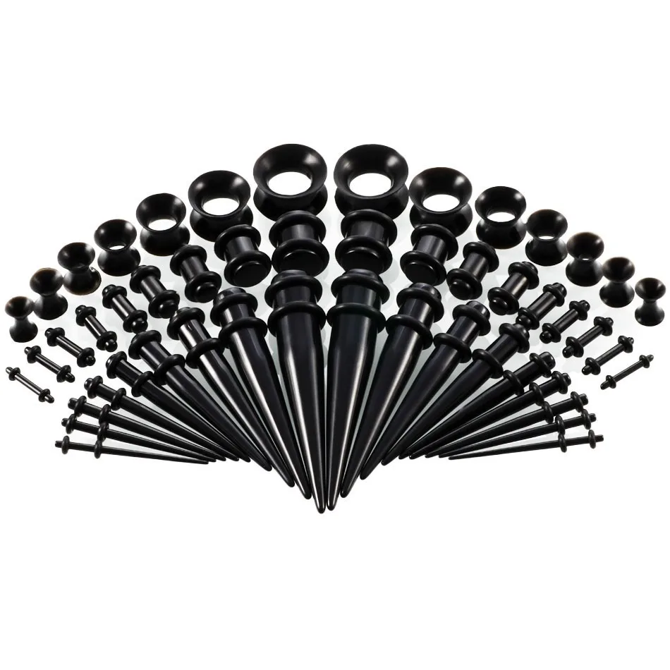 36/50pcs/Set Acrylic Ear Pierc - Body Jewelry Ear Plugs avis et prix