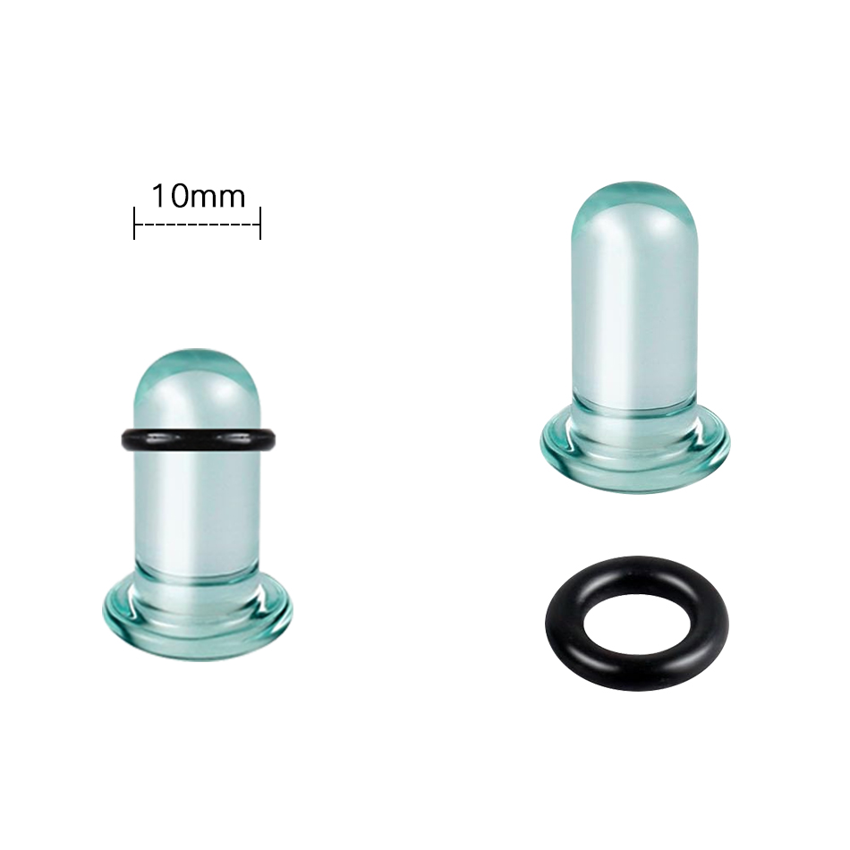 1Pair Glass Ear Tunnels and Pl - Body Jewelry Ear Plugs avis et prix