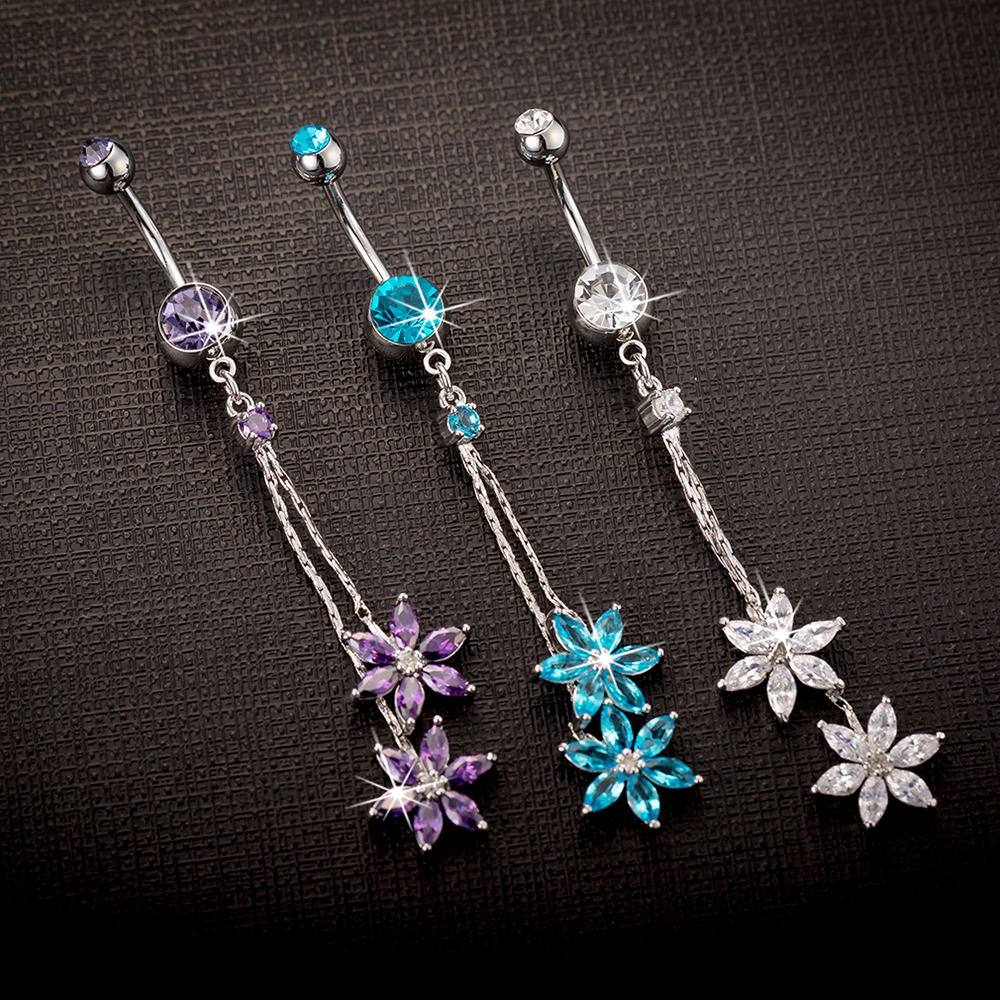 Kuniu 1pc y2k Fashion Flower P - Body Jewelry Implants avis et prix