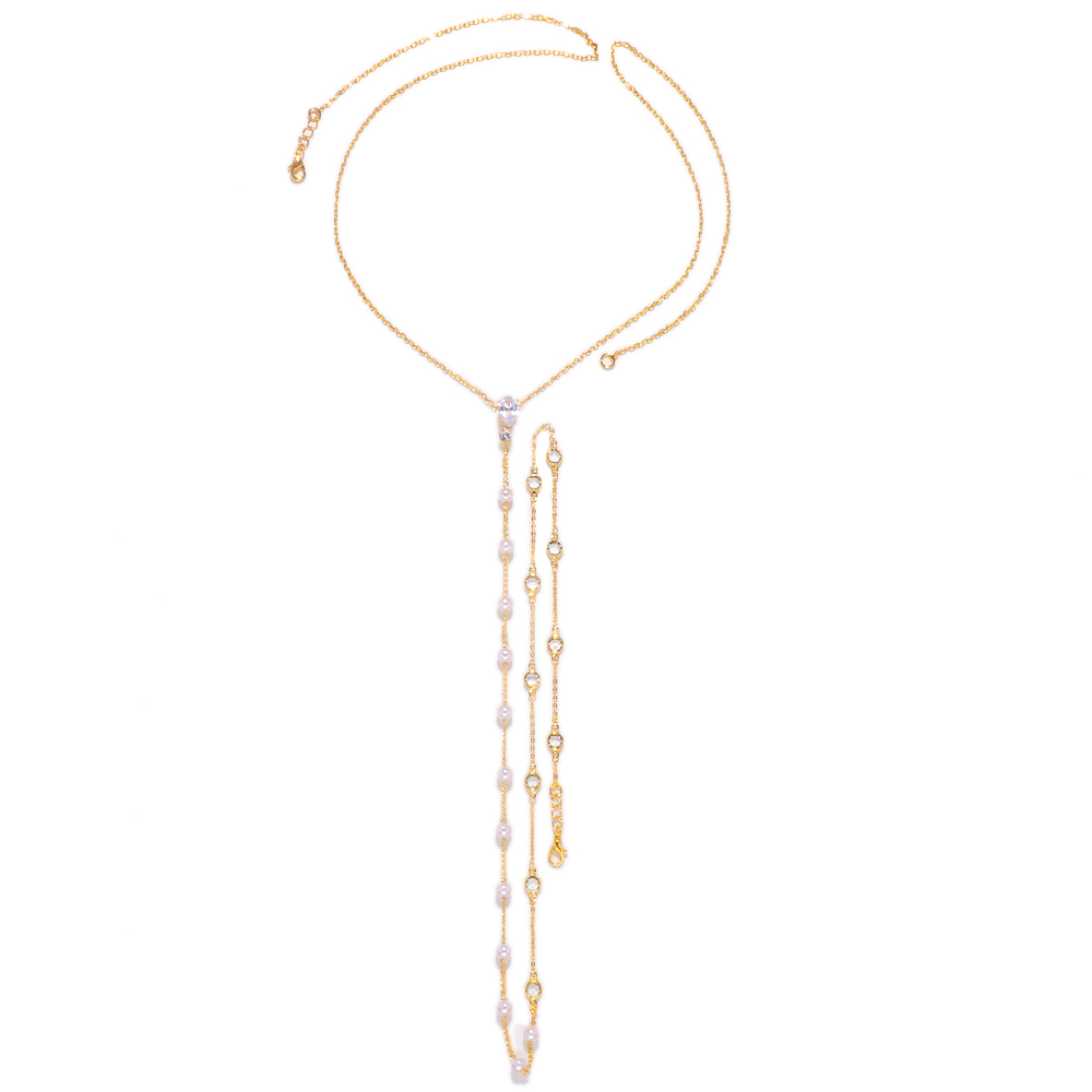 Fashion Bridal Back Chain Jewe - Body Jewelry Back avis et prix