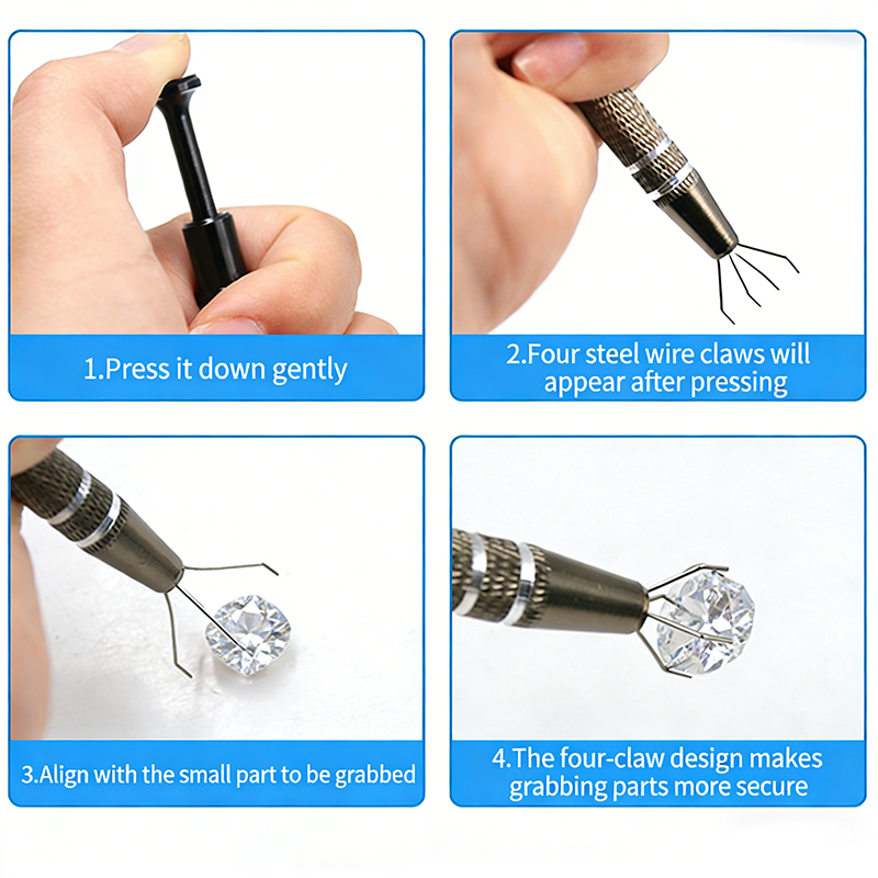 1pcs Jewelry Pick Up Tools Zir - Body Jewelry Holder avis et prix
